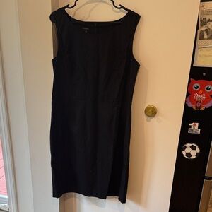 Talbots Elegant Black Sleeveless Dress
